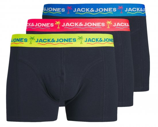 Jack & Jones JACTHOMAS Trunks 3-Pack Navy Blazer - Ondergoed & zwem - Grote Maten Ondergoed Heren