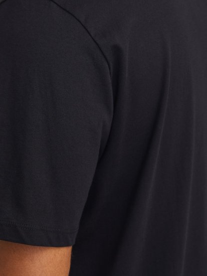 Jack & Jones LOGO O-Neck T-Shirt Black - T-shirts - Grote Maten T-shirts Heren