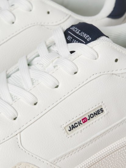 Jack & Jones Bounce Sneakers White/Navy BLAZE - Herenschoenen 40-52 - 