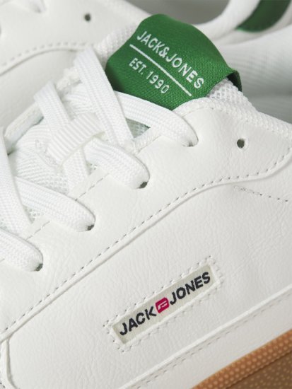 Jack & Jones Bounce Sneakers White/Verdant Green - Herenschoenen 40-52 - 