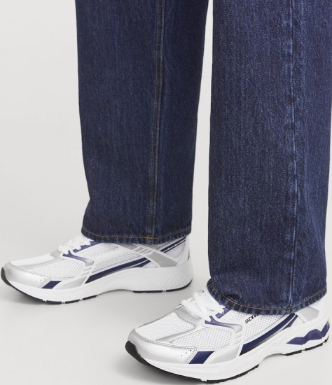 Jack & Jones Tokyo Sneakers White/MEDIEVAL B - Herenschoenen 40-52 - 