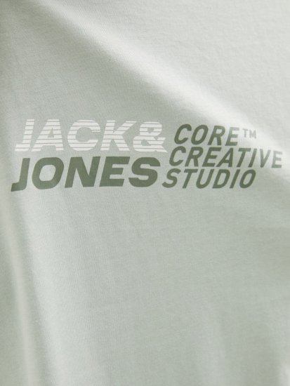 Jack & Jones Tarmac Branding Crew Neck T-Shirt Green - T-shirts - Grote Maten T-shirts Heren