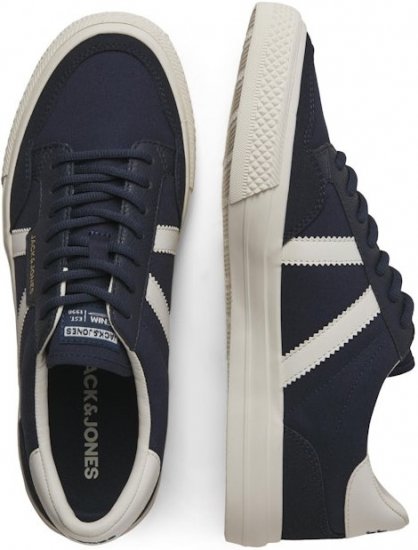 Jack & Jones Morden Canvas Special Sneakers Navy Blazer/MarshM - Herenschoenen 40-52 - 