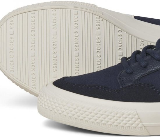 Jack & Jones Morden Canvas Special Sneakers Navy Blazer/MarshM - Herenschoenen 40-52 - 