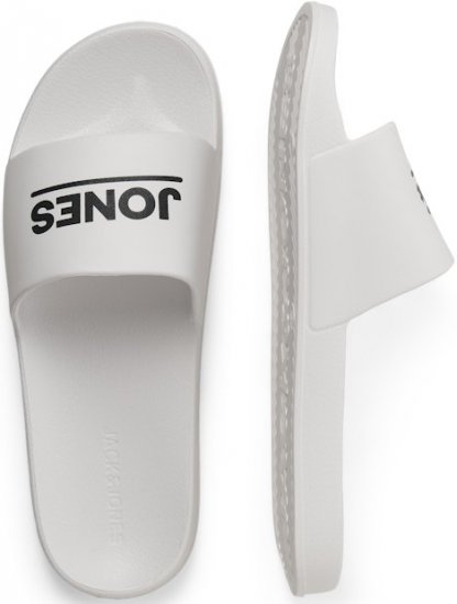 Jack & Jones Wollie Slippers White - Herenschoenen 40-52 - 