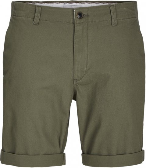 Jack & Jones Dave Chino Shorts Green - Shorts - Grote Maten Korte Broeken Heren