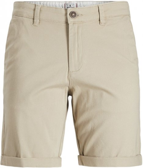 Jack & Jones Dave Chino Shorts Beige - Shorts - Grote Maten Korte Broeken Heren