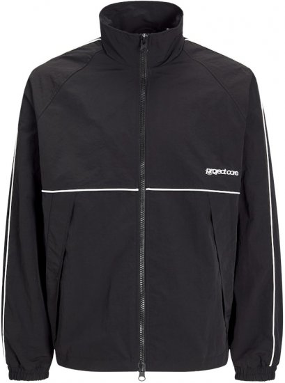 Jack & Jones Union Track Jacket Black - Sweaters & hoodies - Sweaters & Hoodies Grote Maten Heren