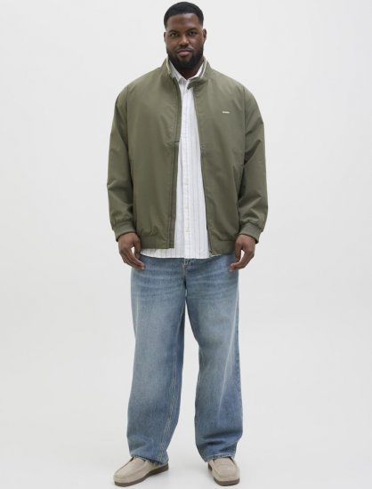 Jack & Jones Brad Bomber Jacket Tea Leaf - Jassen - Grote Maten Herenjassen