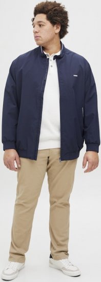 Jack & Jones Brad Bomber Jacket Seaborne - Jassen - Grote Maten Herenjassen