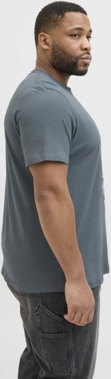Jack & Jones Anatomy Skull Crew Neck T-Shirt Grey - T-shirts - Grote Maten T-shirts Heren