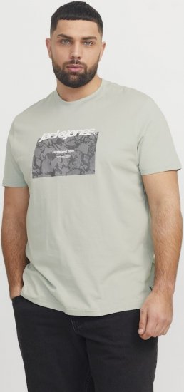 Jack & Jones Tarmac Camo Crew Neck T-Shirt Green - T-shirts - Grote Maten T-shirts Heren
