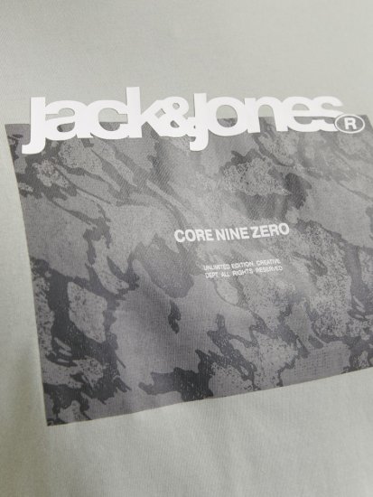 Jack & Jones Tarmac Camo Crew Neck T-Shirt Green - T-shirts - Grote Maten T-shirts Heren