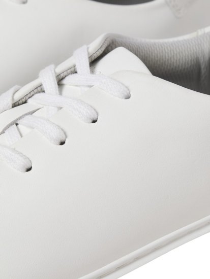 Jack & Jones Stockholm Leather Sneakers Bright White/Leather - Herenschoenen 40-52 - 