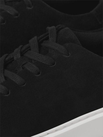 Jack & Jones Stockholm Leather Sneakers Black/Suede - Herenschoenen 40-52 - 