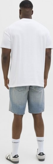 Jack & Jones Hydra Crew Neck T-Shirt Bright White - T-shirts - Grote Maten T-shirts Heren