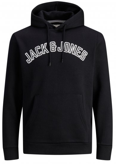 Jack & Jones JJCITY Hoodie Black - Sweaters & Hoodies - Sweaters & Hoodies Grote Maten Heren
