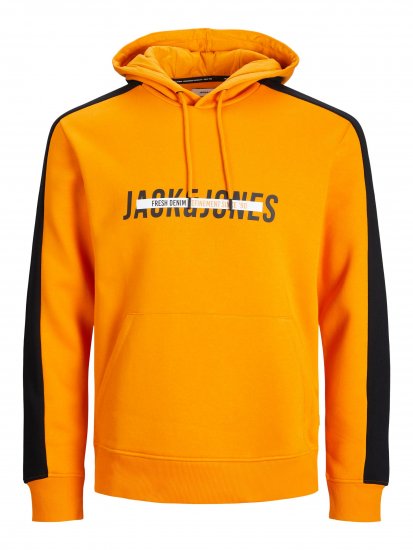 Jack & Jones JJCUT SWEAT Hoodie Orange - Sweaters & hoodies - Sweaters & Hoodies Grote Maten Heren