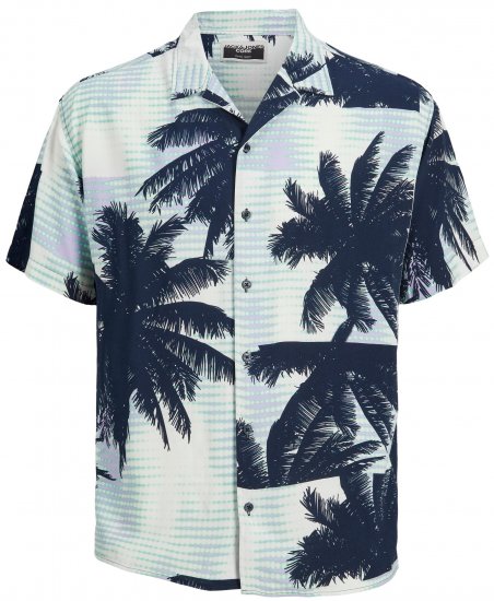 Jack & Jones JCOUNNATURAL Resort Shirt Lavender - Hemden - Overhemden Grote Maten Heren