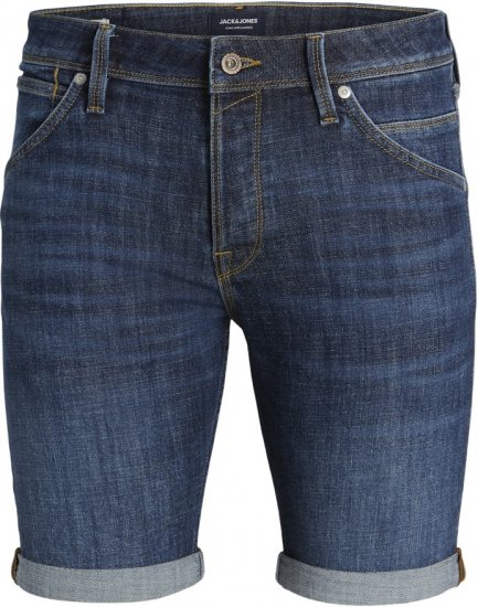 Jack & Jones Rick Fox Shorts GE 237 Blue Denim - Shorts - Grote Maten Korte Broeken Heren
