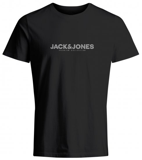 Jack & Jones JPRBLABOOSTER T-Shirt Black - T-shirts - Grote Maten T-shirts Heren