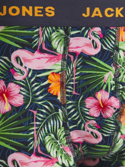 Jack & Jones JACPINK FLAMINGO TRUNKS 5 PACK Navy Blazer - Ondergoed & zwem - Grote Maten Ondergoed Heren