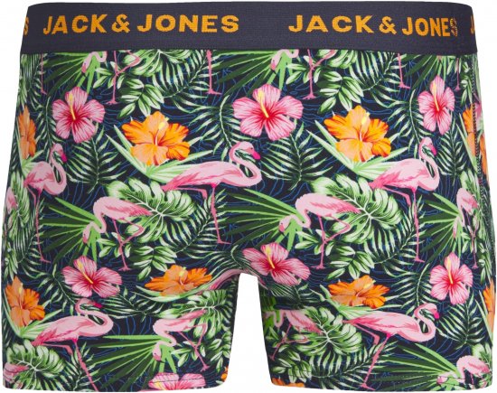 Jack & Jones JACPINK FLAMINGO TRUNKS 5 PACK Navy Blazer - Ondergoed & zwem - Grote Maten Ondergoed Heren
