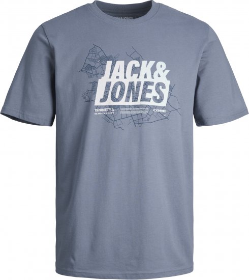  Jack & Jones JCOMAP SUMMER LOGO Flint Stone - T-shirts - Grote Maten T-shirts Heren