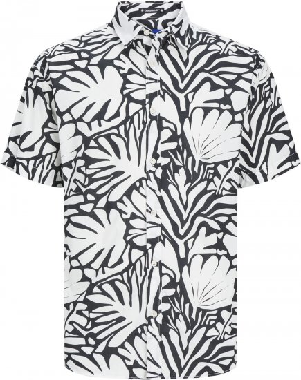Jack & Jones JORJOSHUA ARUBA Shirt Cloud Dancer - Hemden - Overhemden Grote Maten Heren