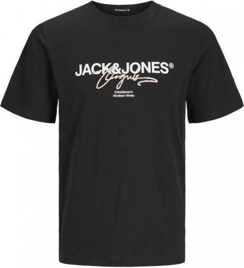 Jack & Jones JORARUBA BRANDING TEE SS CREW NECK Tap Shoe - T-shirts - Grote Maten T-shirts Heren