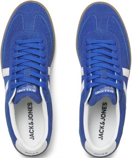 Jack & Jones Kirk International Campaign Sneakers Blue Quartz/Bright White - Herenschoenen 40-52 - 
