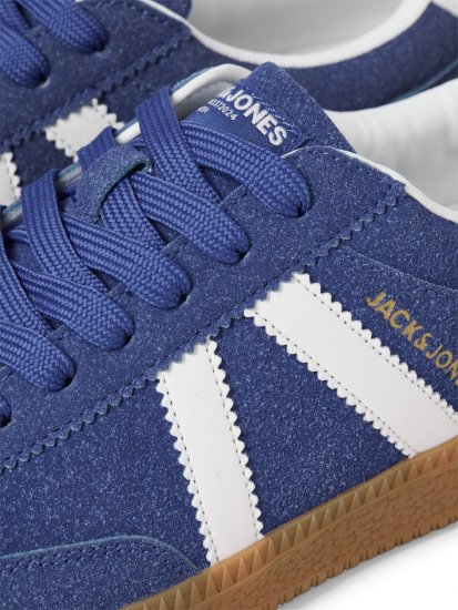 Jack & Jones Kirk International Campaign Sneakers Blue Quartz/Bright White - Herenschoenen 40-52 - 