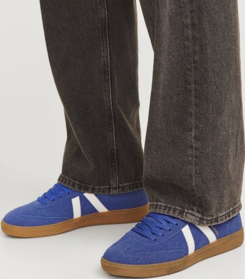 Jack & Jones Kirk International Campaign Sneakers Blue Quartz/Bright White - Herenschoenen 40-52 - 