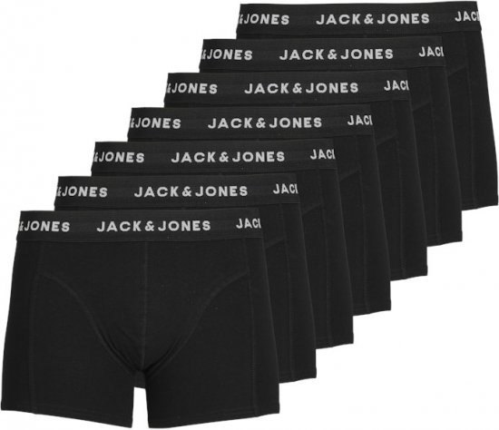 Jack & Jones HUEY Trunks 7-Pack Black - Ondergoed & zwem - Grote Maten Ondergoed Heren