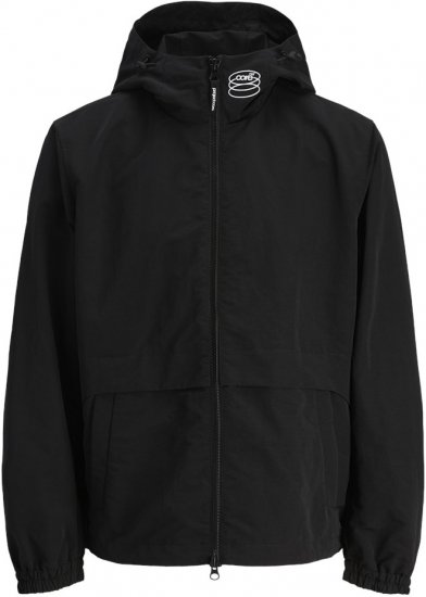 Jack & Jones Union Shell Jacket Black - Jassen - Grote Maten Herenjassen