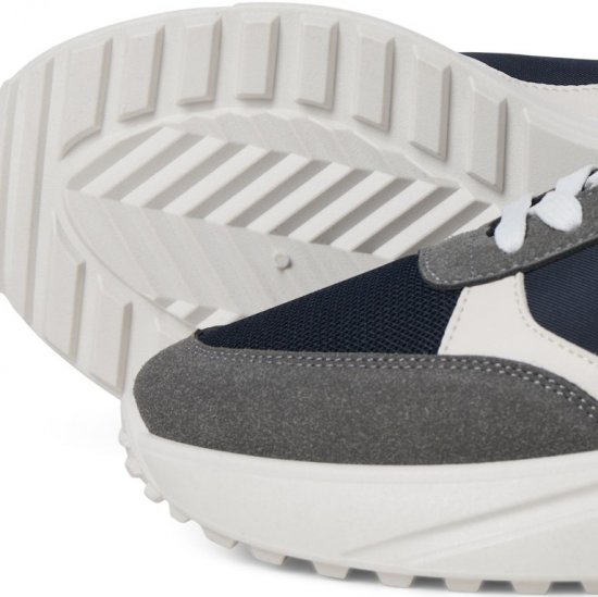 Jack & Jones Waspire Sneakers Grey/NAVY BLAZER - Herenschoenen 40-52 - 