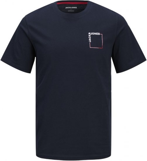 Jack & Jones Verner Crew Neck T-Shirt Blue - T-shirts - Grote Maten T-shirts Heren