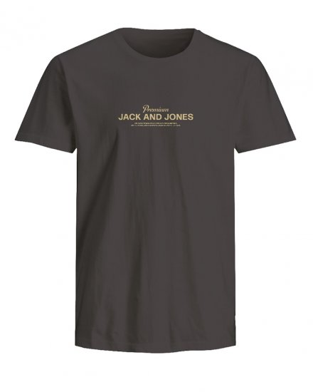 Jack & Jones Ferris Crew Neck T-Shirt Black - T-shirts - Grote Maten T-shirts Heren