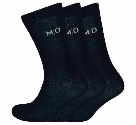 Motley Denim John 3-Pack Socks Black - Ondergoed & Zwem - Grote Maten Ondergoed Heren