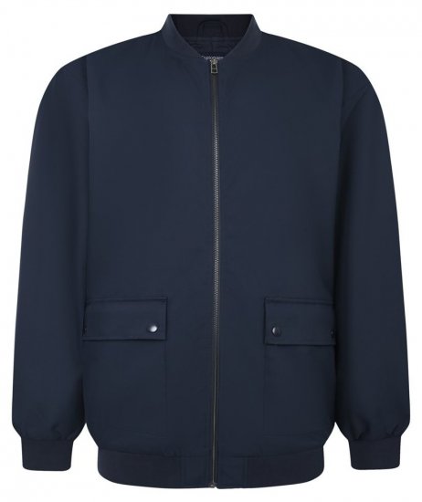 Espionage JT125 Gewatteerde jas navyblauw - Jassen - Grote Maten Herenjassen