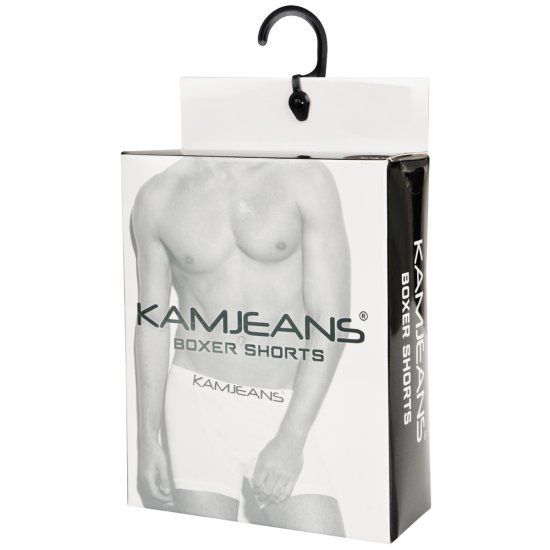 Kam Jeans Boxershorts Black and Navy 2-Pack - Ondergoed & zwem - Grote Maten Ondergoed Heren