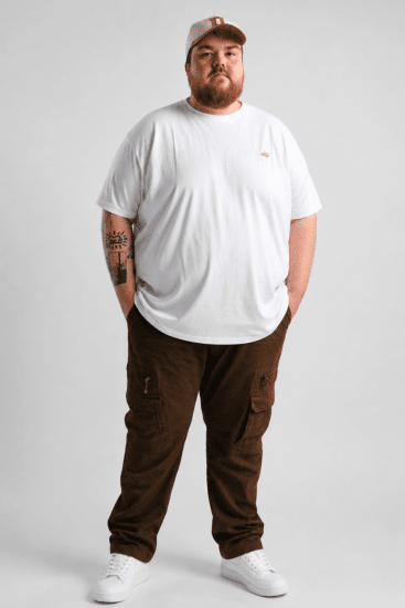 Kam Jeans Cargo pants Khaki - Jeans & broeken - Jeans & Broeken Grote Maten Heren