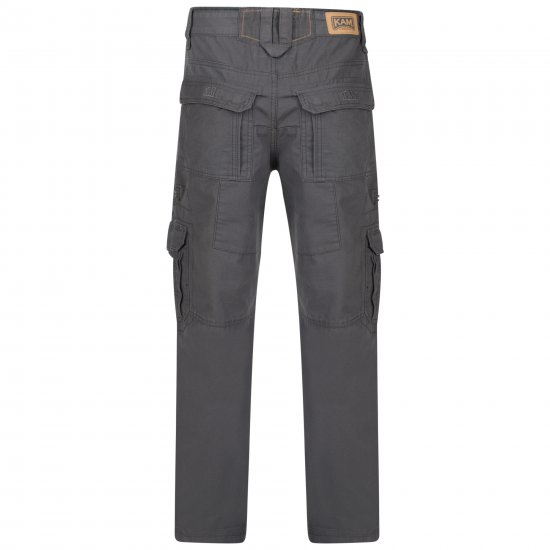 Kam Jeans Cargo pants Grey - Jeans & broeken - Jeans & Broeken Grote Maten Heren