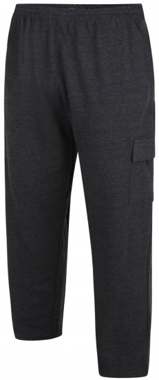Kam Jeans Lightweight Sweatpants with Cargo pocket Charcoal - Joggingbroeken & shorts - Joggingbroeken & Shorts Heren Grote Maten