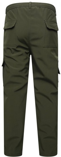 Kam Jeans 245 Softshellbroek met elastische taille khaki - Jeans & broeken - Jeans & Broeken Grote Maten Heren