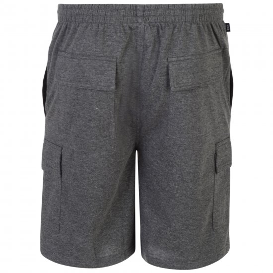 Kam Jeans Cargo Jogger shorts Grey - Joggingbroeken & shorts - Joggingbroeken & Shorts Heren Grote Maten