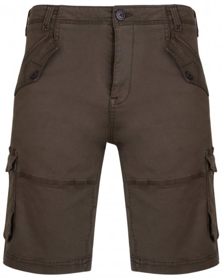 Kam Jeans 320 Cargoshorts Khaki - Shorts - Grote Maten Korte Broeken Heren