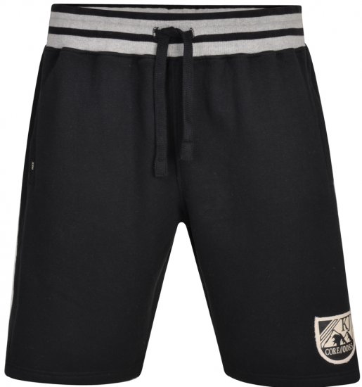 Kam Jeans 327 Jersey Shorts Black - Joggingbroeken & shorts - Joggingbroeken & Shorts Heren Grote Maten