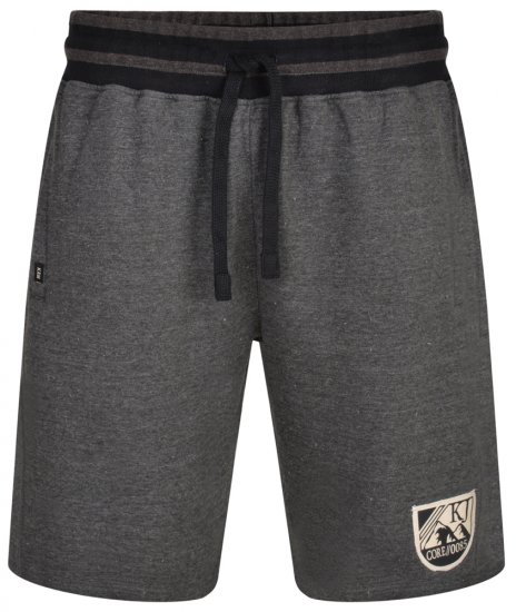 Kam Jeans 327 Jersey Shorts Charcoal - Joggingbroeken & shorts - Joggingbroeken & Shorts Heren Grote Maten