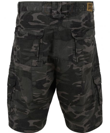 Kam Jeans 329 Short Khaki Camo - Shorts - Grote Maten Korte Broeken Heren